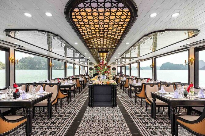 Cozy Bay Halong 5-Star Day Cruise, Transfer, Buffet, Cave & Kayak - Key Points