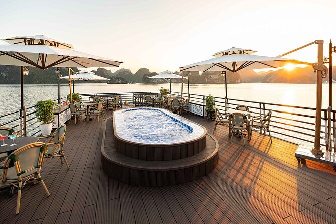 Cozy Bay Halong 5-Star Day Cruise, Transfer, Buffet, Cave & Kayak - Hang Luon Cave: Paddling and Relaxing