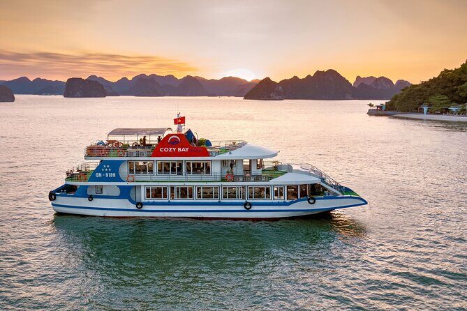 Cozy Bay Premium Halong Day Trip, 5 Star Cruise with Buffet Lunch - Key Points