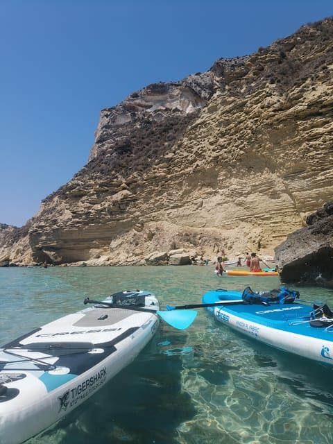 Crabonaxa: Stand up paddle SELLA Diavolo Poetto Calamosca - A Scenic Adventure with Ease and Flexibility
