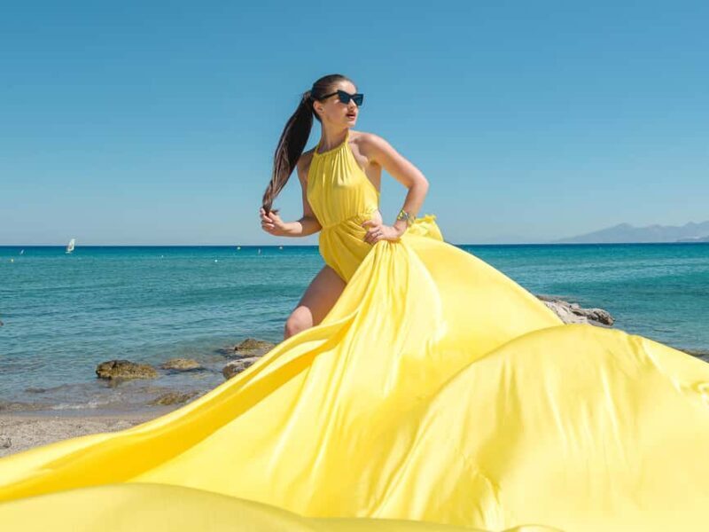 Crete: Private Flying Dress Photoshoot for Women - An In-Depth Look at the Crete Flying Dress Photoshoot