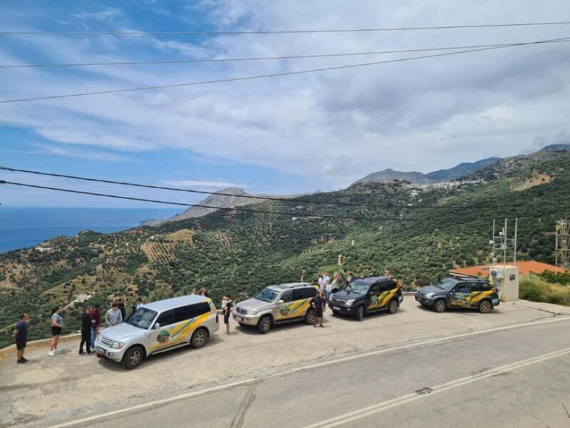 Crete:Jeep Safari | From Historical North to the Palm Forest - The Charm of Spili Village & Traditional Lunch
