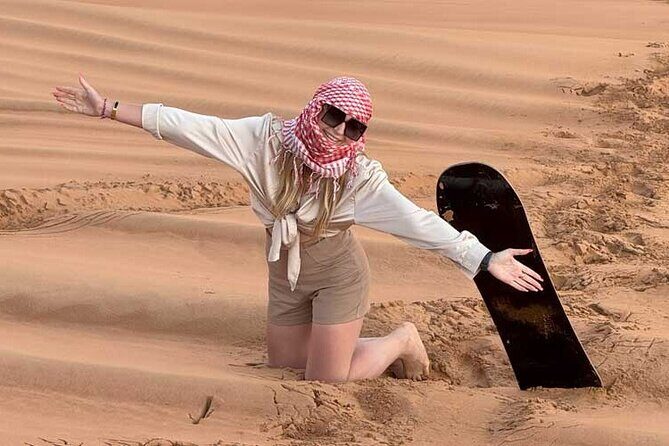 Customized Dubai Morning Desert Safari Dune Bashing Sandboarding - Key Points