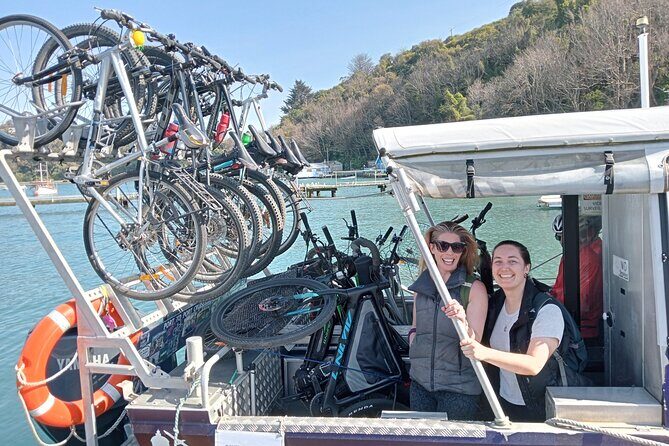 Cycle Ferry, Dunedin Harbour Cycle Trail - Meta Description