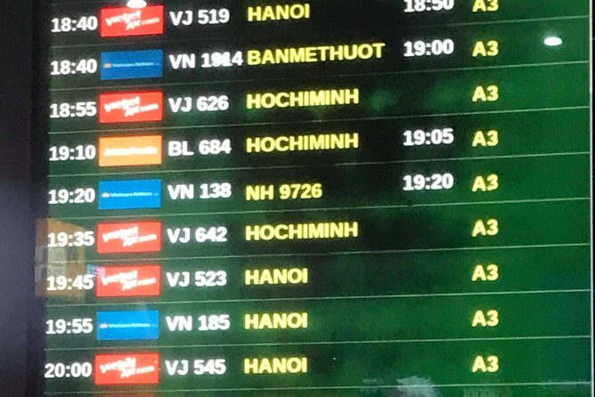 DA NANG AIRPORT To Da Nang Hotel by PRIVATE TRANSFER - Key Points