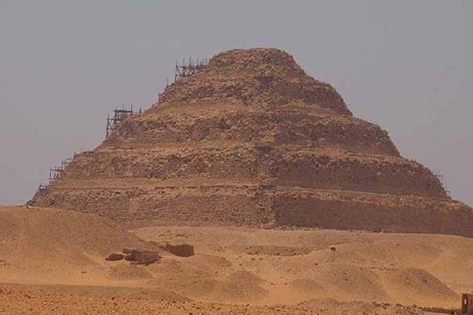 Dahshur and Memphis, step pyramid of Saqqara with flight from Hurghada - Key Points
