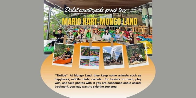 Dalat: Mario Kart - Mongo Land - Countryside Small Group - Key Points