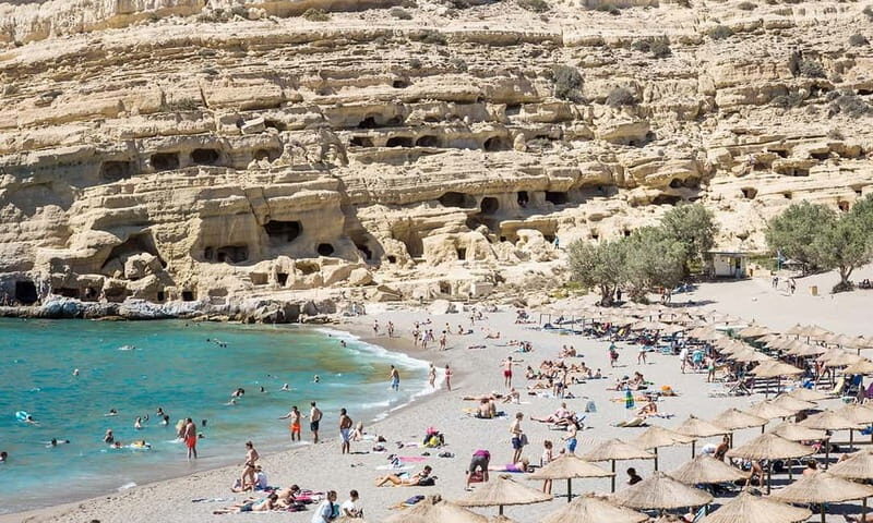 Day trip to Matala Hippie Beach & Gortyn Archaeological Site - What This Tour Offers: A Closer Look
