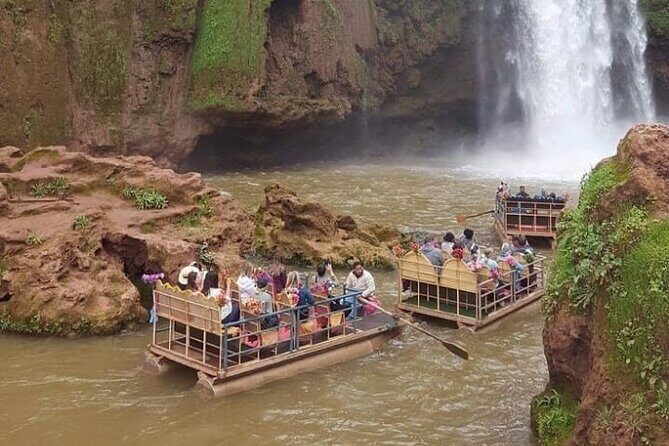Day trip to OUZOUD waterfall with guide&boat ride from Marrakech - Key Points
