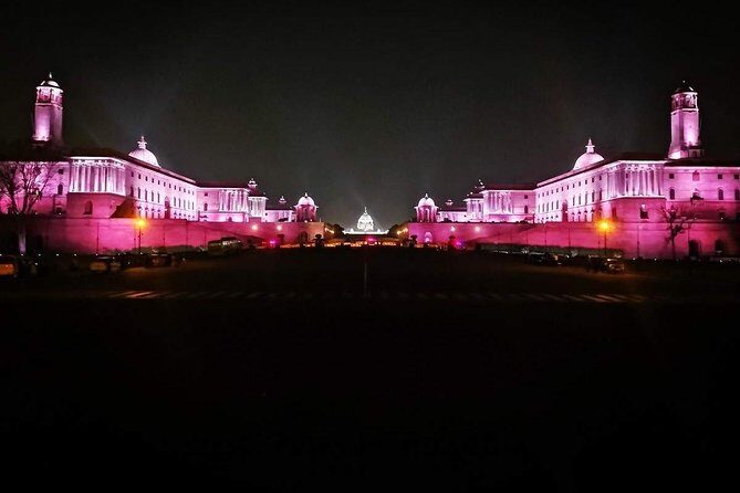 Delhi Nightlife On Bullet Motorbike Tour with Pick Up - Key Points