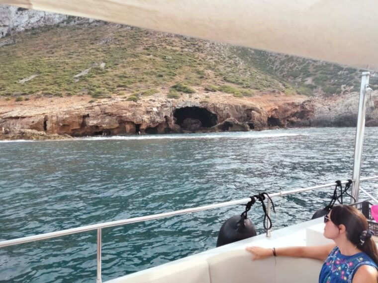 denia-cova-tallada-catamaran-tour-and-swimming-stop