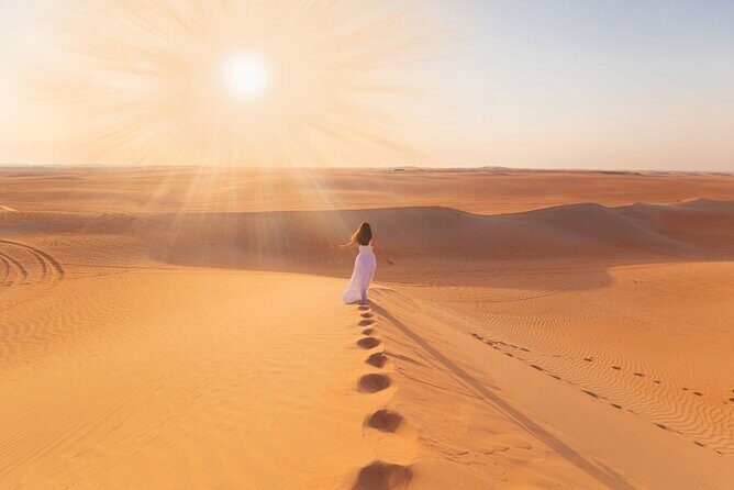 Desert Safari Abu Dhabi w/ Sand Boarding, Camel Ride & BBQ Dinner - Key Points