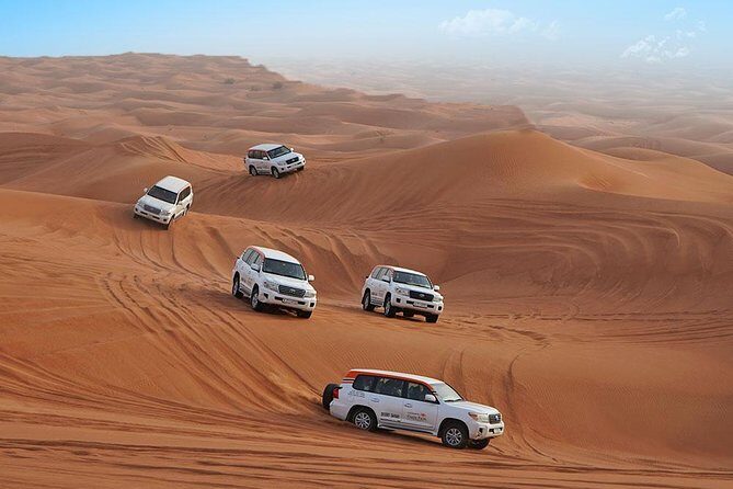 Desert Safari in 4X4 through Lahbab Desert with BBQ Dinner - Pickup and Transportation: Comfortable and Convenient 