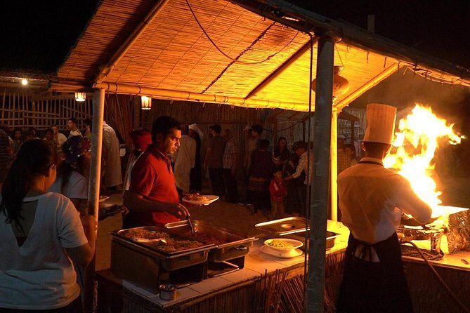 Desert Safari in 4X4 through Lahbab Desert with BBQ Dinner - Live Shows & Entertainment: Nighttime Spectacle