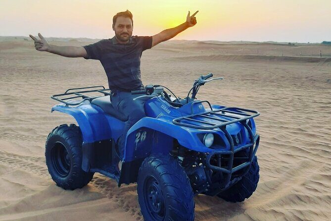Desert Safari, Quad Biking, Sand Surfing and BBQ Dinner In Dubai - Authentic Experience and Photo Opportunities