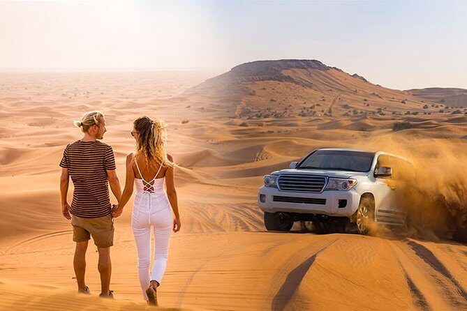 Desert Safari Red Dunes with Camel Ride, Sandboard, BBQ and Shows - Key Points