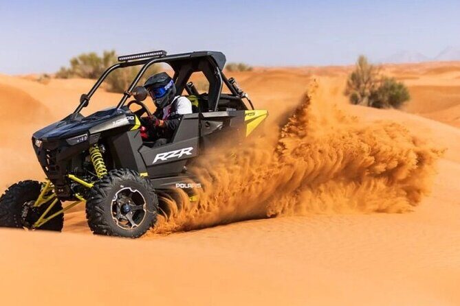 Desert Safari with 30 minutes Buggy Ride with Camel Ride & Dinner - Key Points