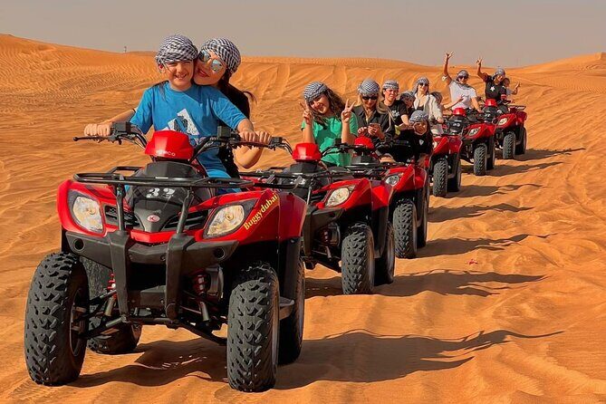 Desert Safari with 30 Minutes Quad Biking on High Red Dunes (Complete Package) - Key Points