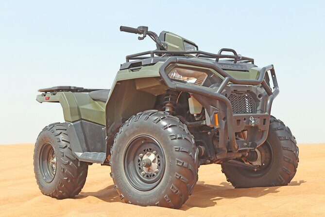 Desert Safari with Quad Bike, Camel Ride, Sand Surf, BBQ & Shows - Key Points