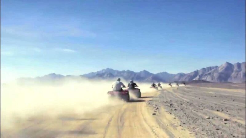 Desert Sunset Quad Bike ATV for 50Km, Oriental Show, Dinner, - Key Points
