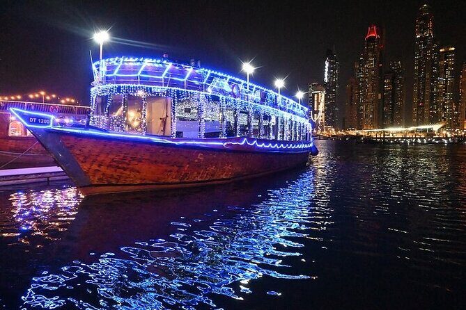 Dhow Cruise at Dubai Marina with Dinner - The Sum Up