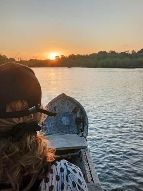 Diani Beach: Kongo River Sunset Experience in a canoe - Key Points