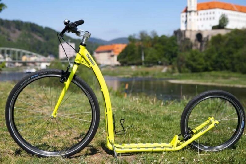 Dín: Bohemian Switzerland Scooter Downhill Tour - Key Points