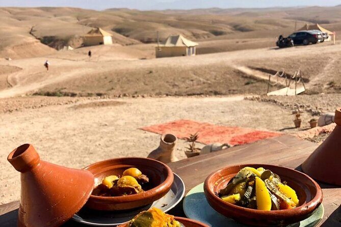Dinner in Agafay Desert with Camel Ride or Quad Bike - Key Points