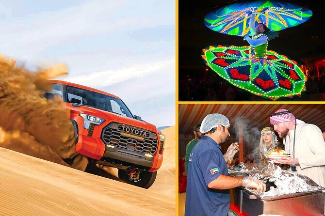 Dinner in the Desert with Traditional Show & Optional Activities - Key Points
