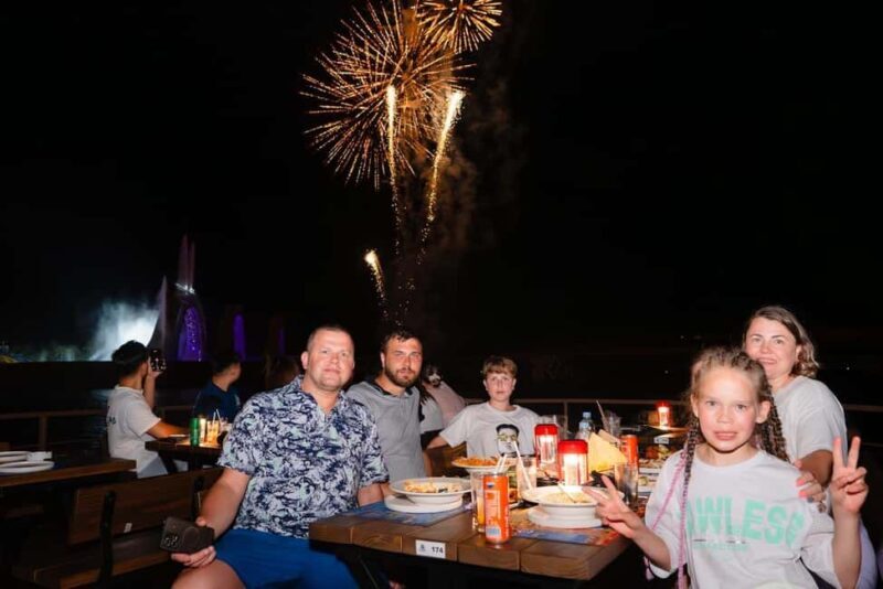 Dinner with Fireworks, Symphony & Kiss of the Sea Show - FAQ