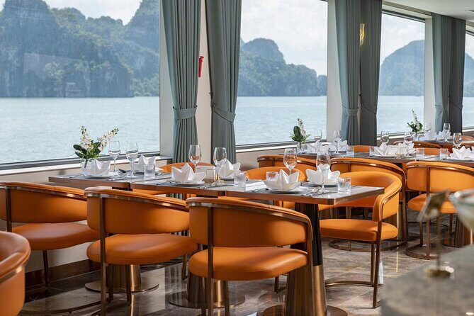 Discover Ha Long Bay on Leona 5-Star Day Cruise with Jacuzzi - FAQs
