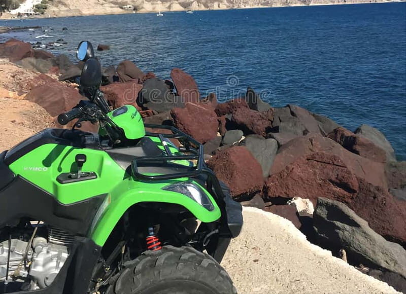 Discover Santorini on Quadbike Available with pick up! - Duration and Flexibility