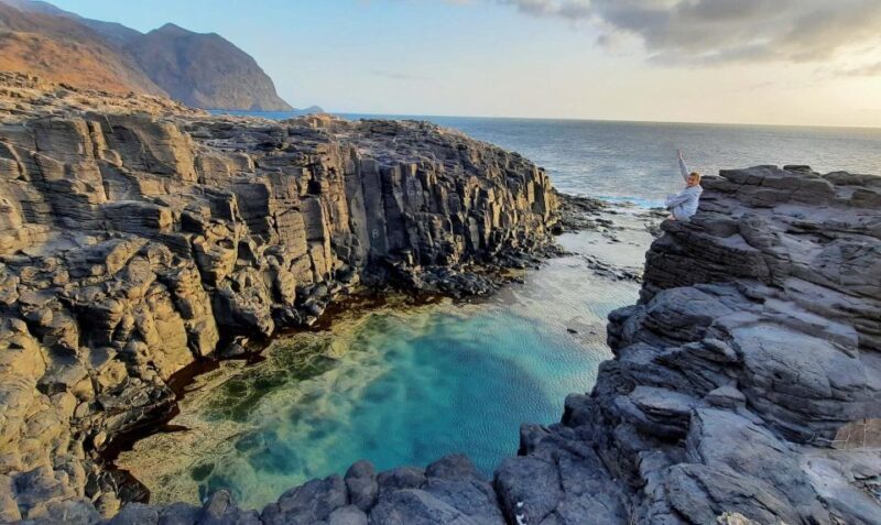 Discover the Black Sand Beach+the Natural Pool - Discover the Black Sand Beach+the Natural Pool: An Authentic Santiago Island Experience