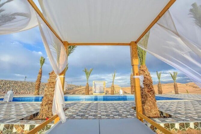 Discover the luxury camp in the Agafay Desert for a 2day, 1night. - Practical Aspects: Transport, Meals, and Pricing