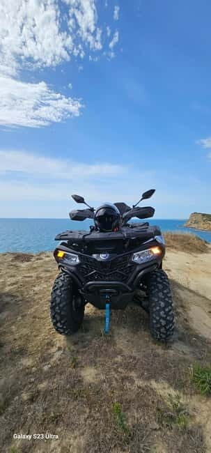 Discover Vlora with us. Feel the power of a new quad 4x4 - First Stop: Zvernec Monastery