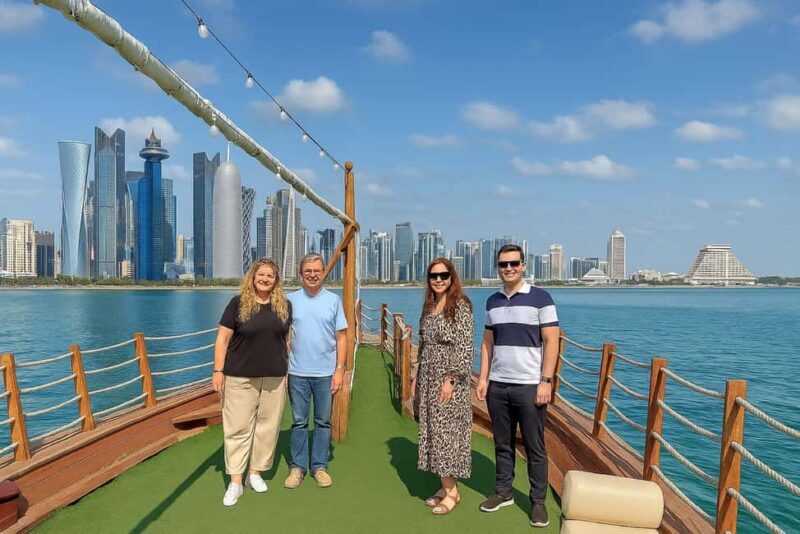 Doha City Tour & Dhow Boat Ride with Pickup-Dropoff - Key Points