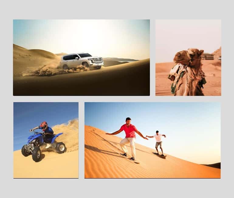 Doha: Desert Safari, Dune Bashing, and Sandboarding Tour - The Itinerary Breakdown: What You Can Expect