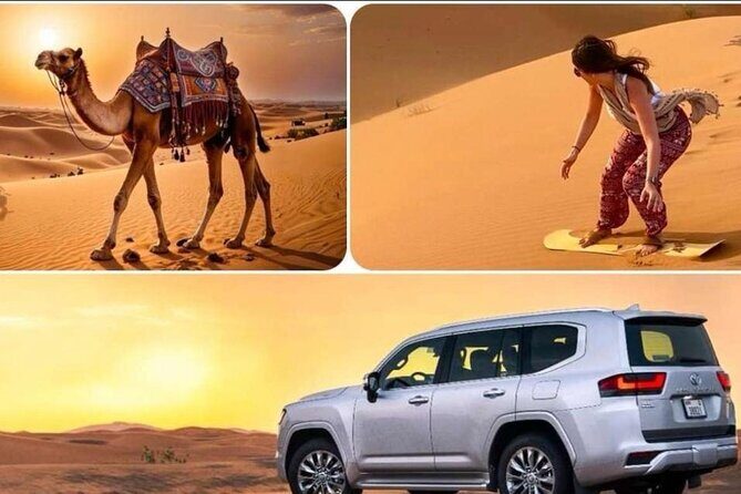 "Doha Desert : Safari, Sandboarding, Camel Ride & Inland Sea" - Key Points
