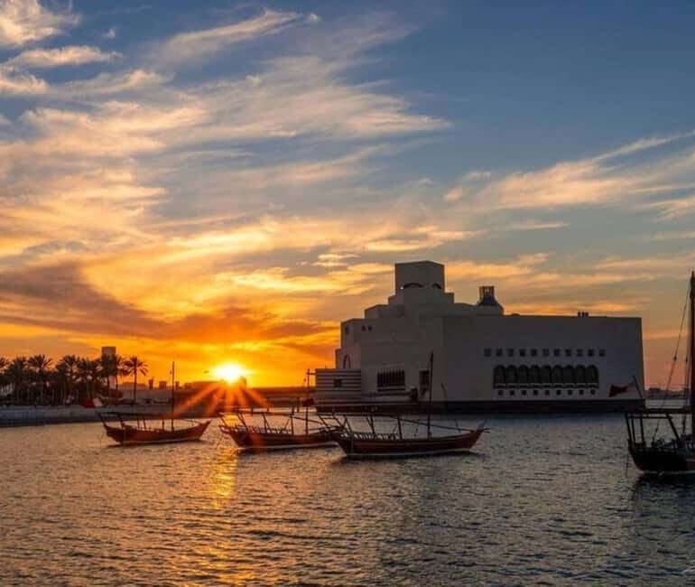 Doha: Dhow Cruise with Pickup, Drop-Off, Tea & Refreshments - Key Points