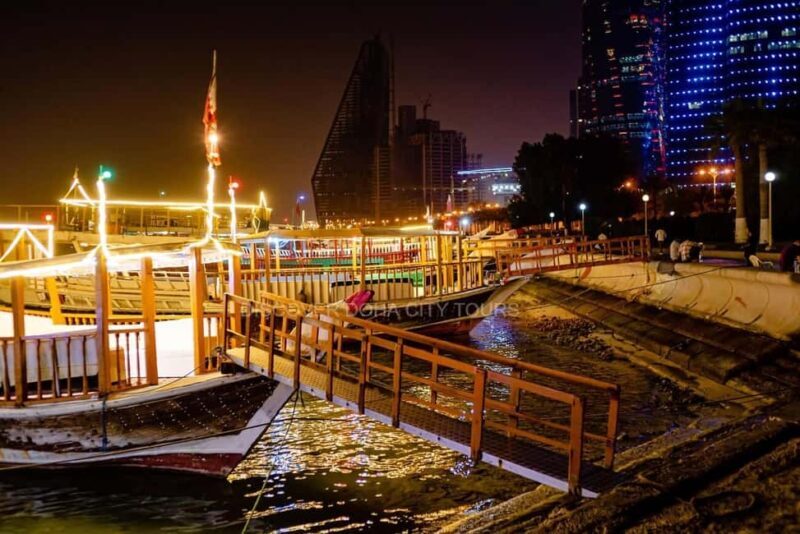 Doha: Moonlight Adventure City Tour with Arabic Dhow Cruise - The Itinerary in Detail