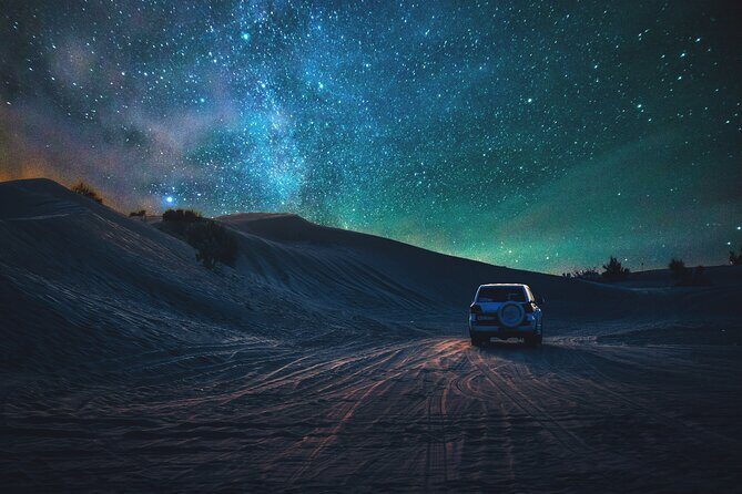Doha Night Desert Safari Adventure - Paragliding Dunes: A Sight to Behold