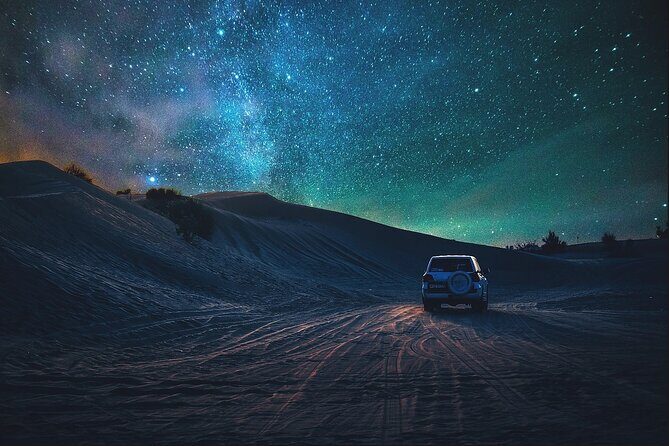 Doha Night Desert Safari Stargazing Dune Drive Camel Ride - Key Points