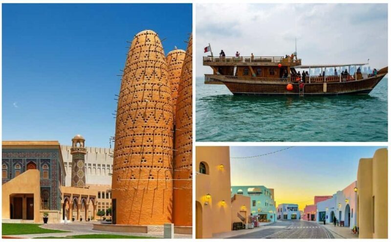 Doha: Private City Highlights Tour with Dhow Boat Cruise - Key Points