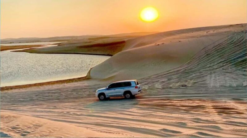 Doha :Sunrise/ Sunset Desert Safari CamelRide & Sandboarding - Key Points