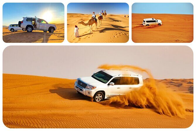 Doha: Sunrise /Sunset Desert Safari with Sand Boarding,Camel ride - Key Points