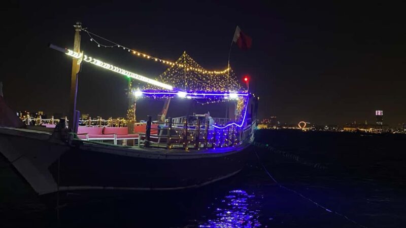 Doha: Sunset Dhow cruise including Pickup and Drop off - Key Points