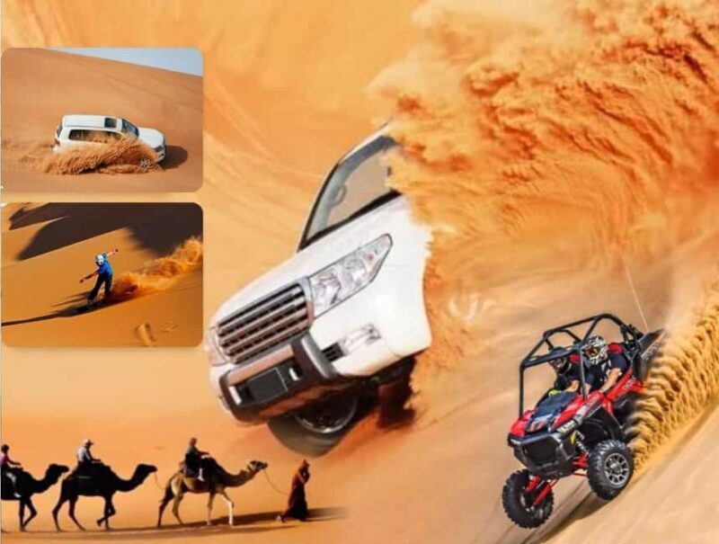Doha:Desert Safari with Camel Ride, ATV Bike,& Sand Boarding - Key Points