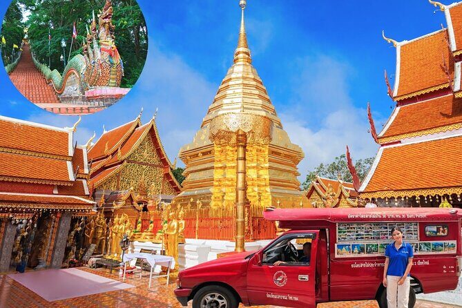 Doi Suthep Temple Tour by Local Red Car 3 Hour Adventure - Key Points