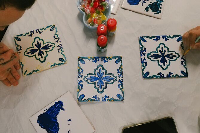 Downtown Porto Tile-Painting Workshop with Porto Wine  Bainharia - Discovering the Art of Portuguese Tiles in Porto