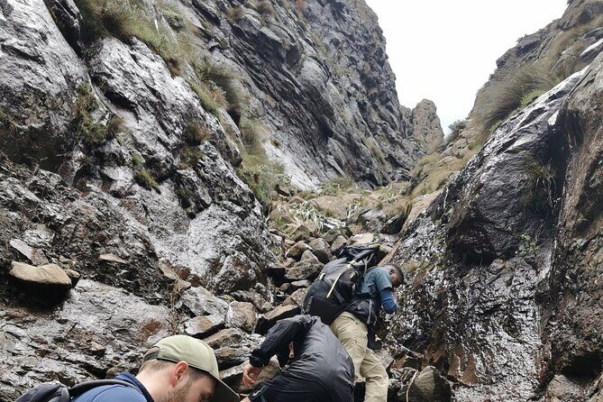 Drakensberg Hike to the source of HIGHEST Waterfall in World - Reaching the Summit: Sentinel Peak and Tugela Falls